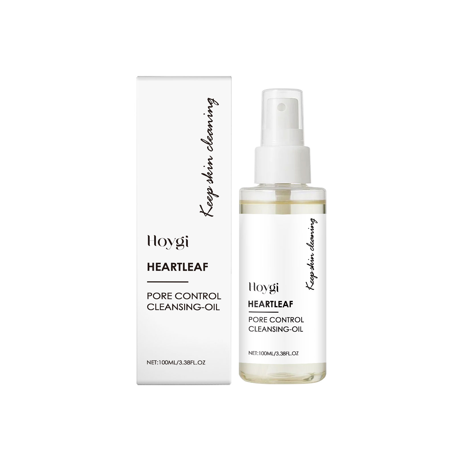 Hoygi Cleansing Oil Gentle facial cleansing oil for eyes and lips, easy to emulsify, refreshing and clean without tightness