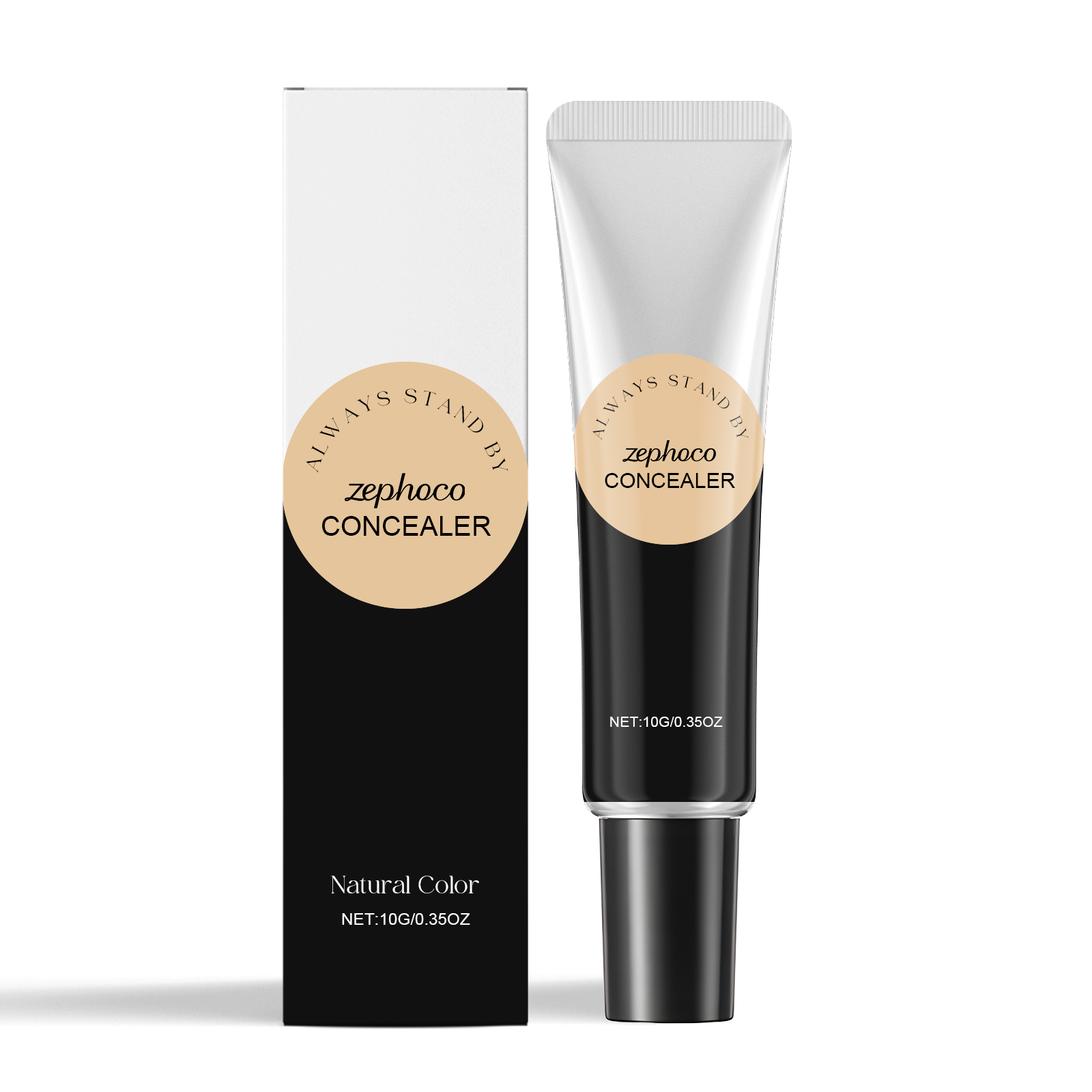 Zephoco natural color waterproof moisturizing concealer moisturizing skin light matte oily skin dry skin clear