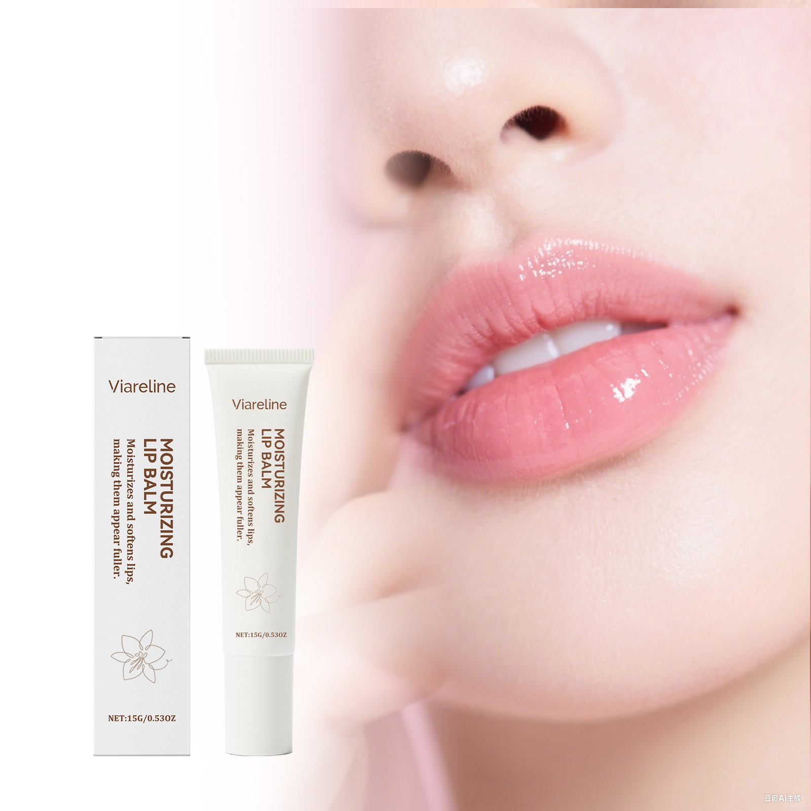 Viareline Moisturizing Lip Balm Deeply moisturizing, rich and nourishing lips, moisturizing and soft care lip balm