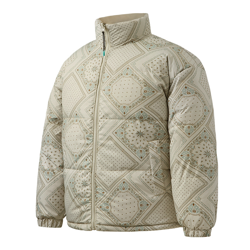 Women Men Down Jacket Hooded Coat Warm Winter Windproof Casual Parkas