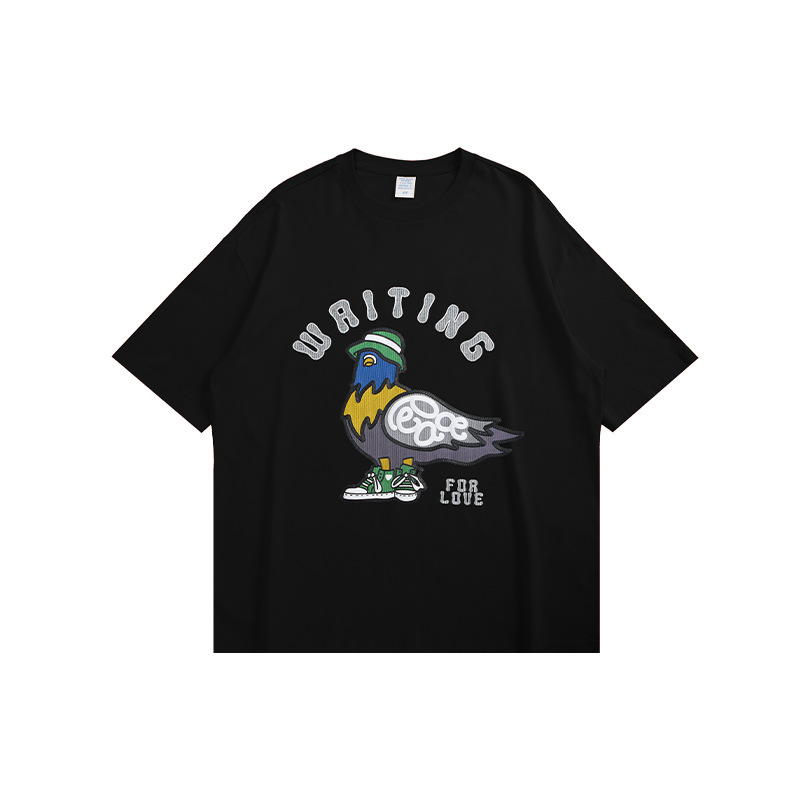 Summer Men Women Short Sleeve T-shirt Tee Pullover Tops Unisex Sweatshirt