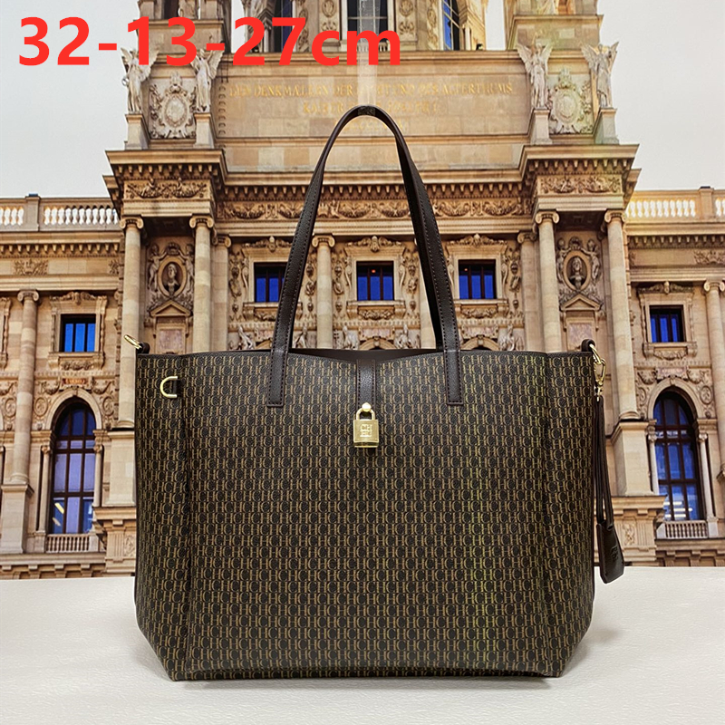 Women Brown Large Leather Tote Medium Shoulder Shopping Bag Handbags