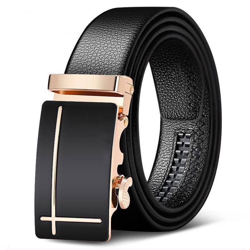 Women Men Belt 3.8 cm Cowhide Leather Buckle Belt Unisex Waistband Waist Strap