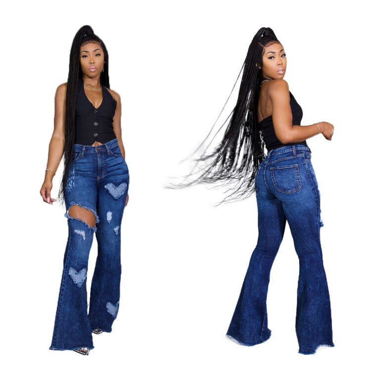 Fashion sexy flared jeans
