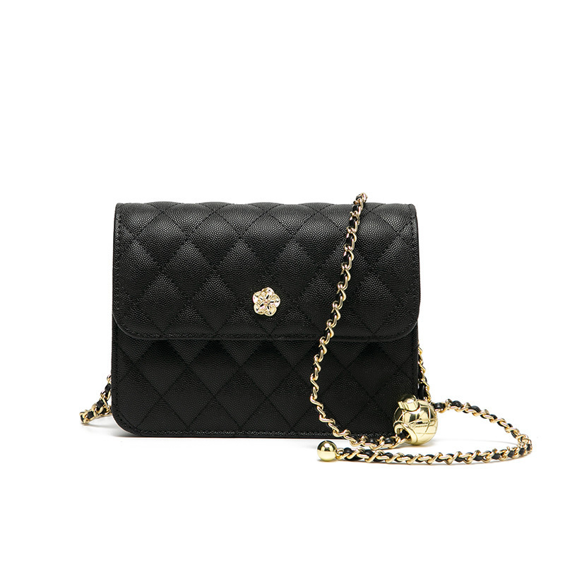 Women Medium Quilted Shoulder Bag Leather Tote Crossbody Flap Bag Chain Handbags