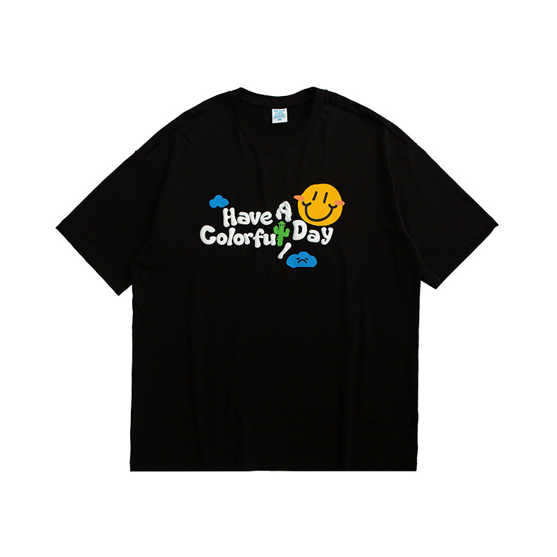 Summer Men Women Short Sleeve T-shirt Tee Pullover Tops Unisex Sweatshirt