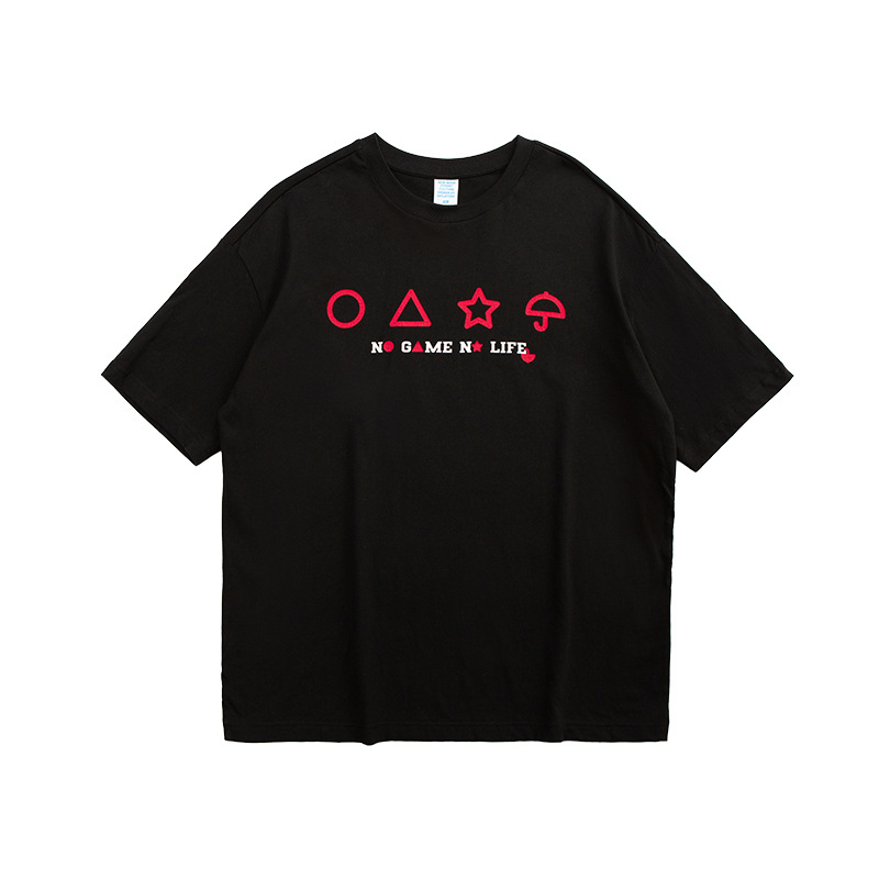 Summer Men Women Short Sleeve T-shirt Tee Pullover Tops Unisex Sweatshirt