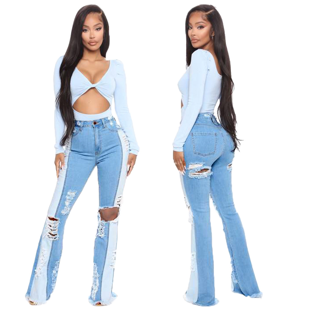 Fashion stitching jeans