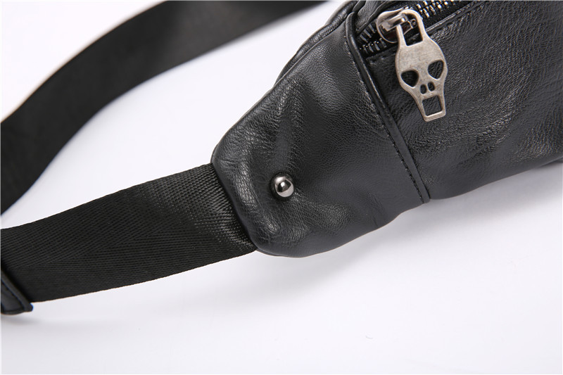 Men Bumbag Belt Bag Waist Pack Crossbody Bag Leather Shoulder Hip Chest Pouch Phone Purse