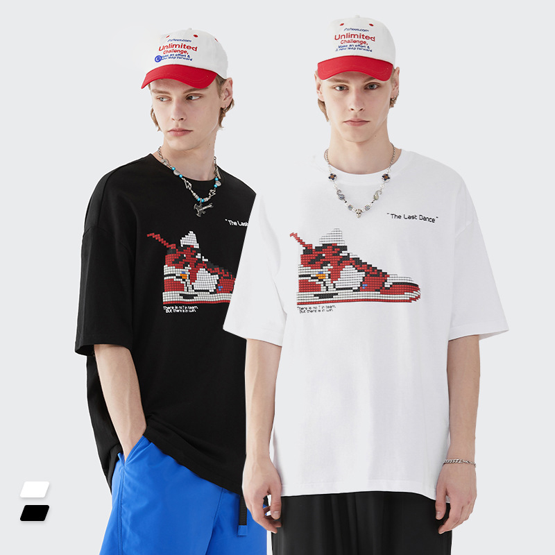 Summer Men Women Short Sleeve T-shirt Tee Pullover Tops Unisex Sweatshirt