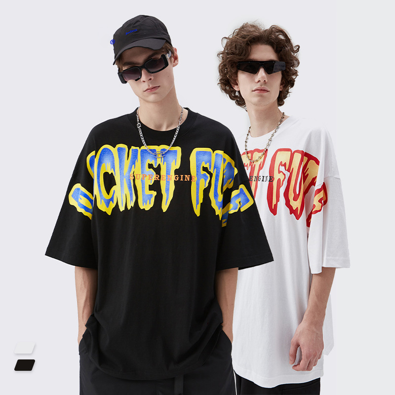 Summer Men Women Short Sleeve T-shirt Tee Pullover Tops Unisex Sweatshirt