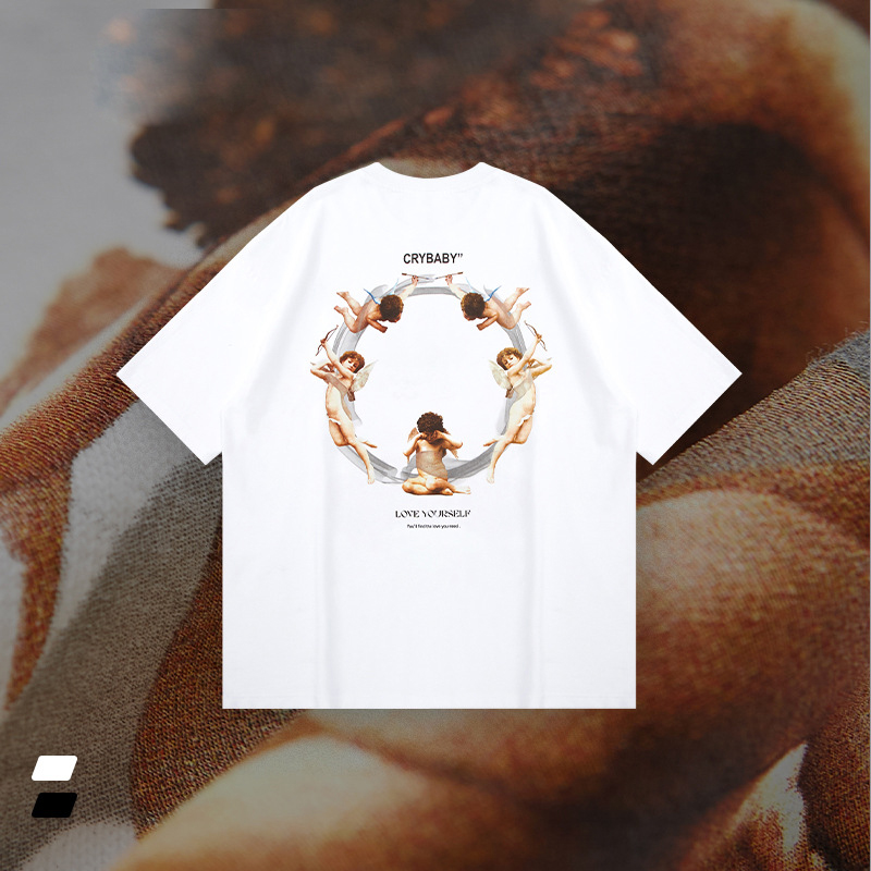 Summer Men Women Short Sleeve T-shirt Tee Pullover Tops Unisex Sweatshirt