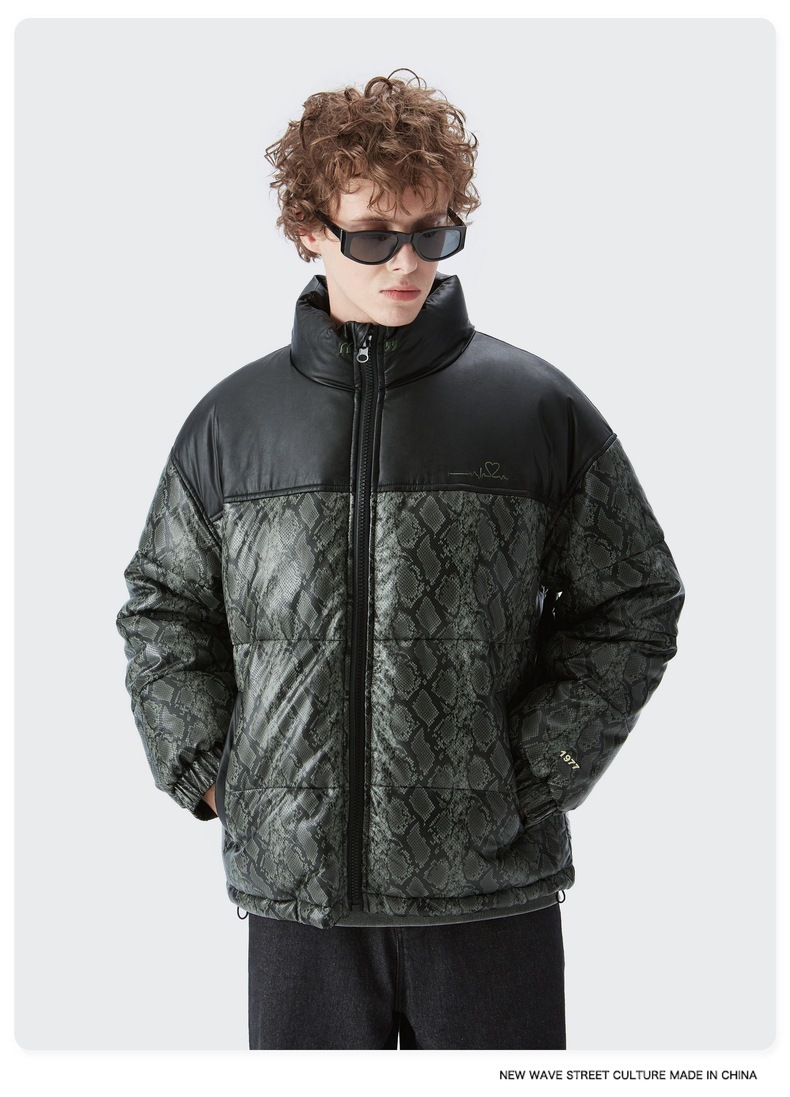 Women Men Down Jacket Hooded Coat Warm Winter Windproof Casual Parkas