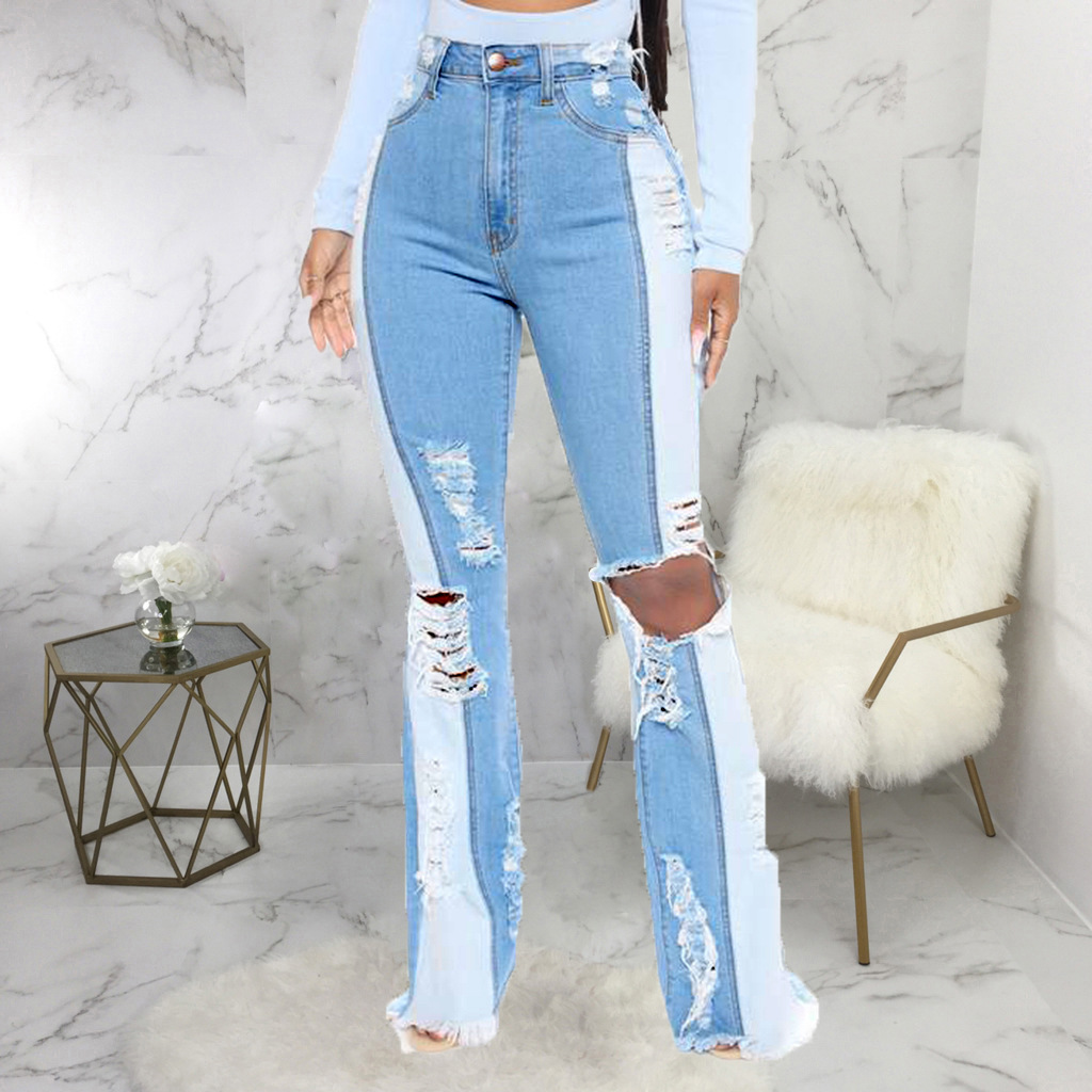Fashion stitching jeans