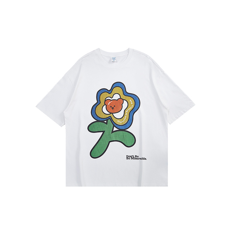 Summer Men Women Short Sleeve T-shirt Tee Pullover Tops Unisex Sweatshirt