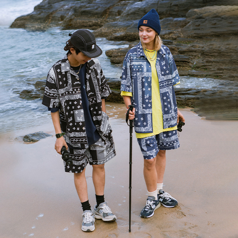 Summer Men Women Short Sleeve T-shirt Tee Tops Bottoms Pants Shorts Trunks Suit Set