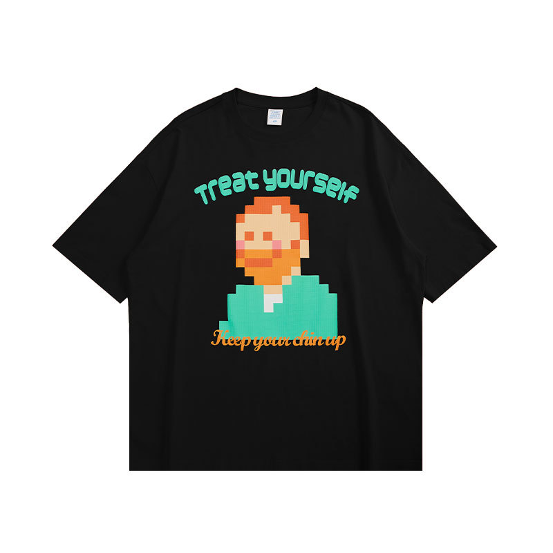 Summer Men Women Short Sleeve T-shirt Tee Pullover Tops Unisex Sweatshirt