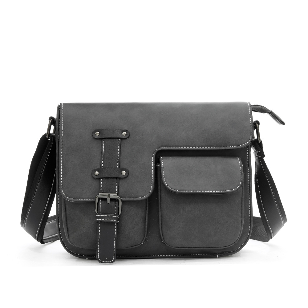 Men Messenger Canvas Shoulder Bag Laptop Bags Leather Goods Handbags Business
