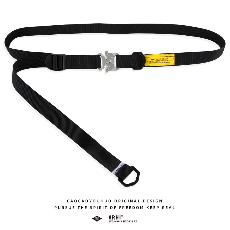 Women Men Belt 3.5cm PVC Buckle Belt Unisex Waistband Waist Strap