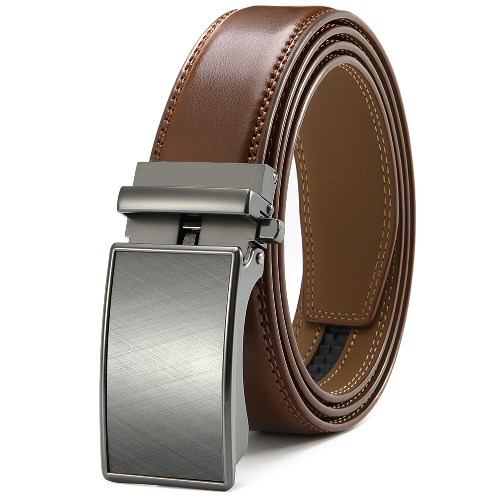 Women Men Belt 3.8 cm Cowhide Leather Buckle Belt Unisex Waistband Waist Strap