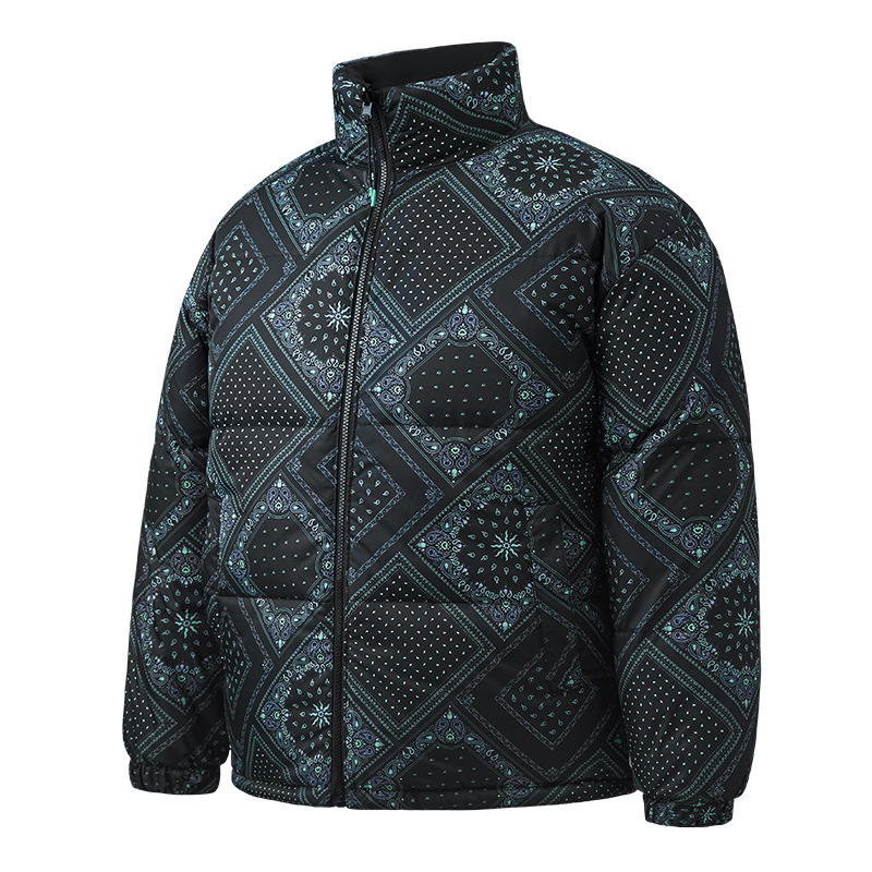 Women Men Down Jacket Hooded Coat Warm Winter Windproof Casual Parkas