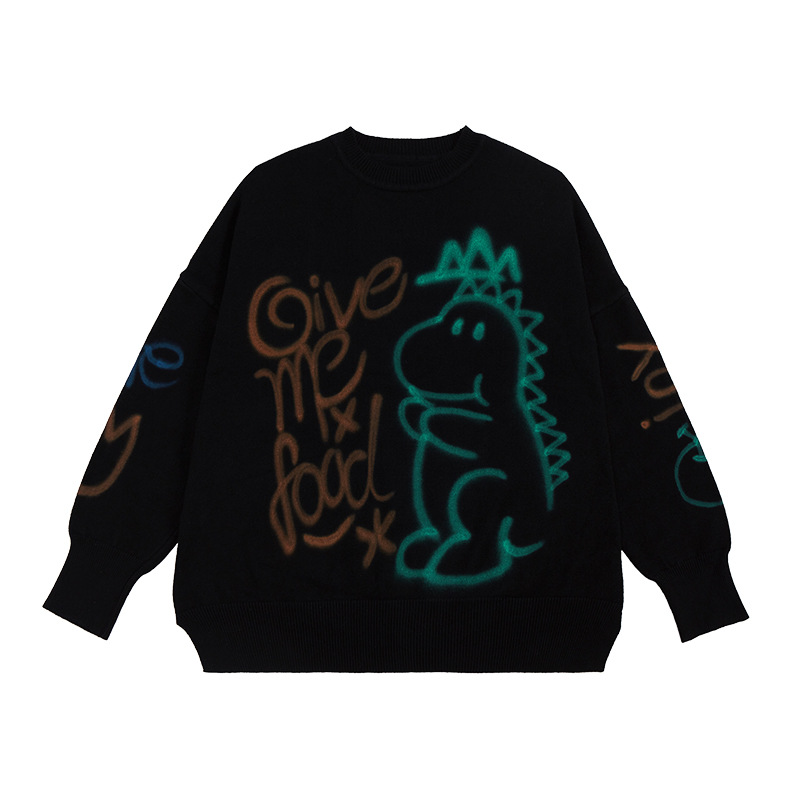 Men Women Knit Sweater Jumper Pullovers Cardigan Tops Unisex Sweatshirts