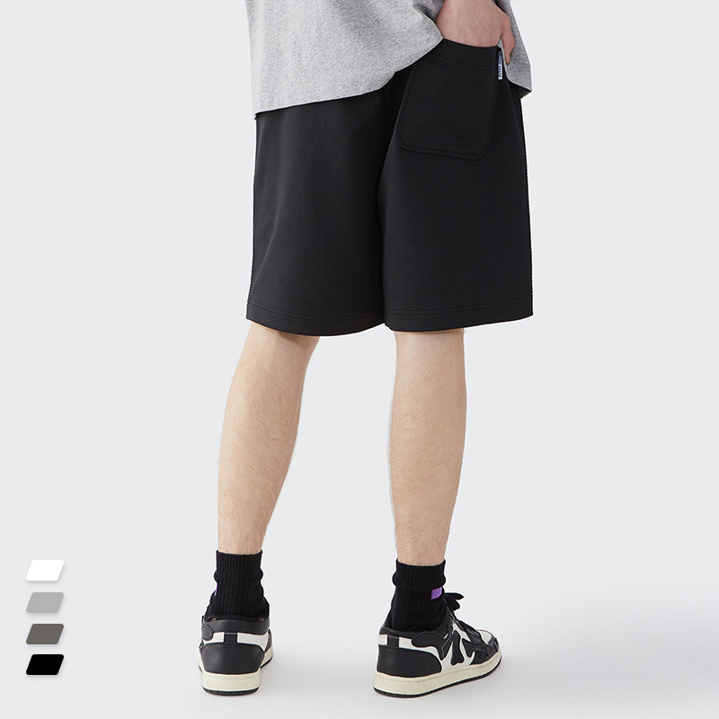 Men Boys Shorts Streetwear Bottoms Half Pants Sports Outfit Sweatsuit Trunks Women