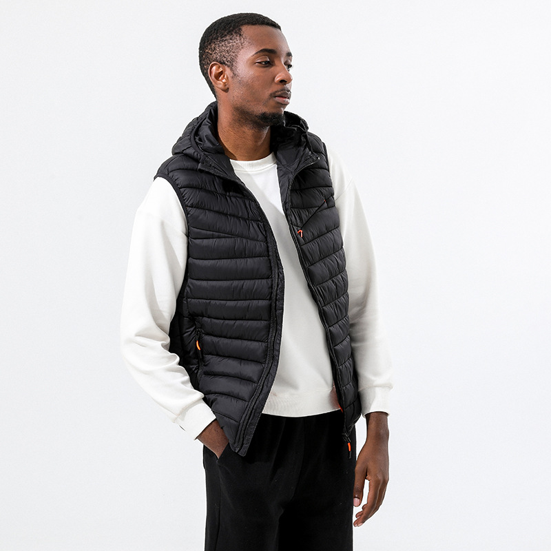 Women Men Down Vest Sleeveless Waistcoat Jacket Coat Winter Casual Parkas