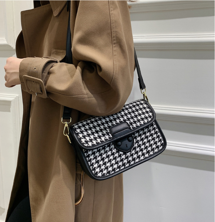 Women's Handbag 2022 Plaid Houndstooth