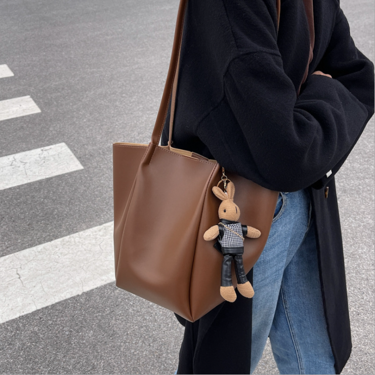 Large women's bag large capacity shoulder bags high quality PU leather