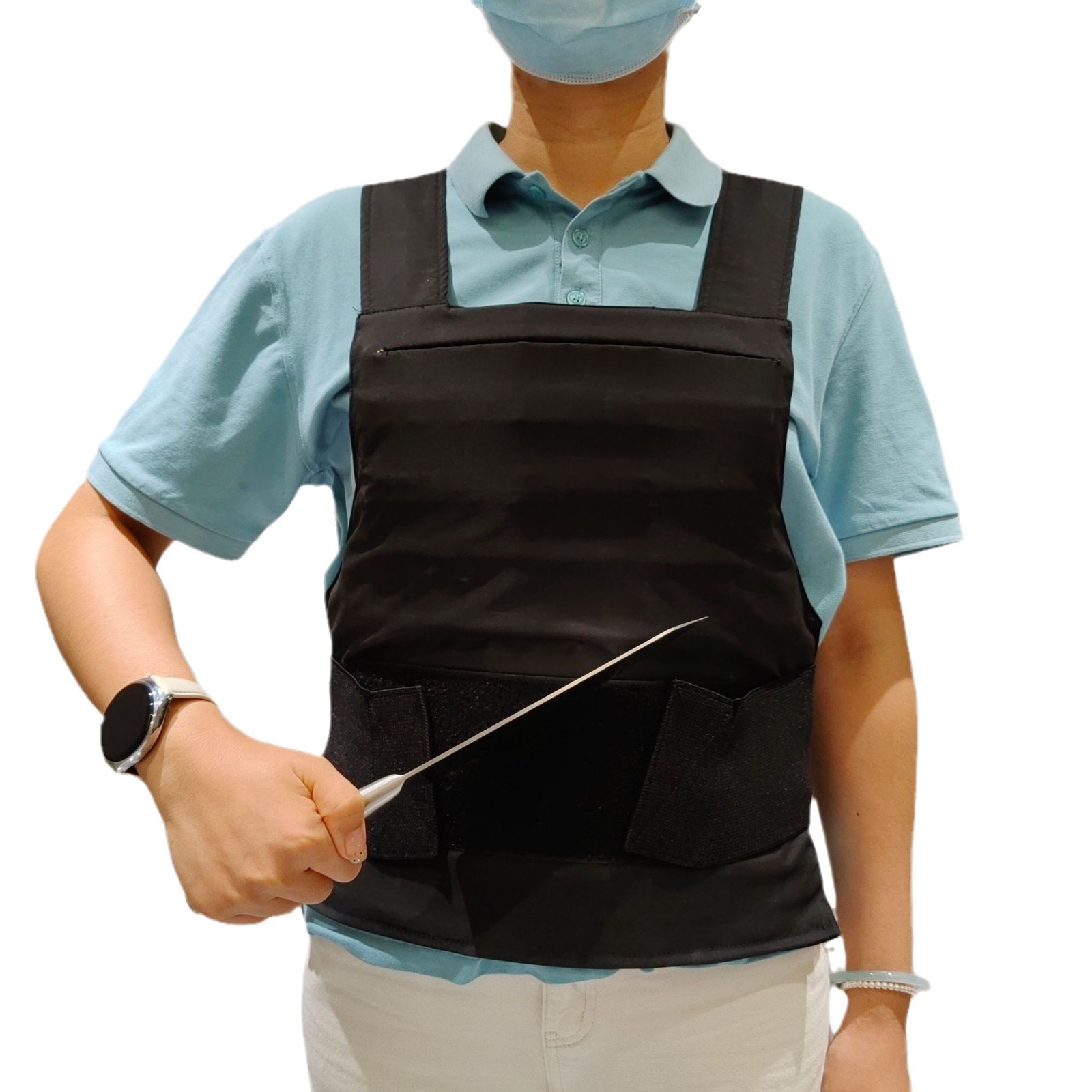 Multifunctional Anti-Stab Vest Inner Wear Anti-Stab Vest Level 5 Soft Protective Vest Outdoor Anti-Cut Self-Defense Clothing