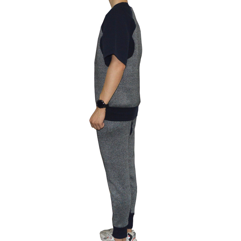 New Anti-Cut Space Cotton Spliced Short Sleeve Anti-Puncture Wear-Resistant Safety Protective Security Clothing Wholesale