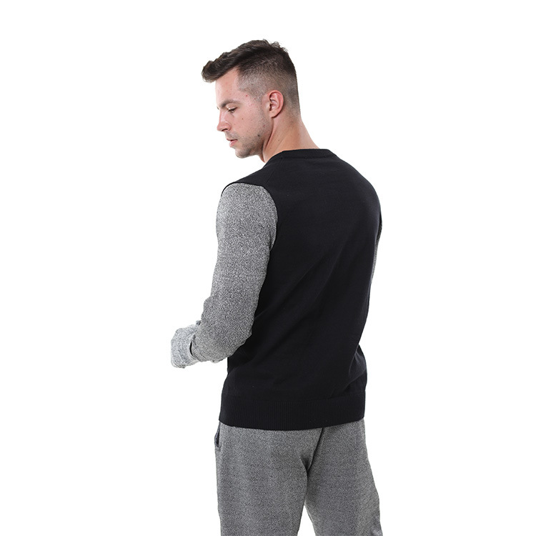 New Warm Knitted Sweater Arm Cut-Resistant Fashion Spliced Style Glass Handling Manufacturing Industry Safety Protective Clothing