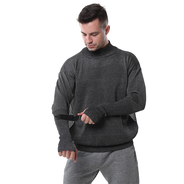 Manufacturer New Product Back Hollow Ventilation Mesh 5-Level Cut-Resistant Wear-Resistant Tear-Resistant Bite-Resistant Safety Protective Clothing with Thumb Buckle