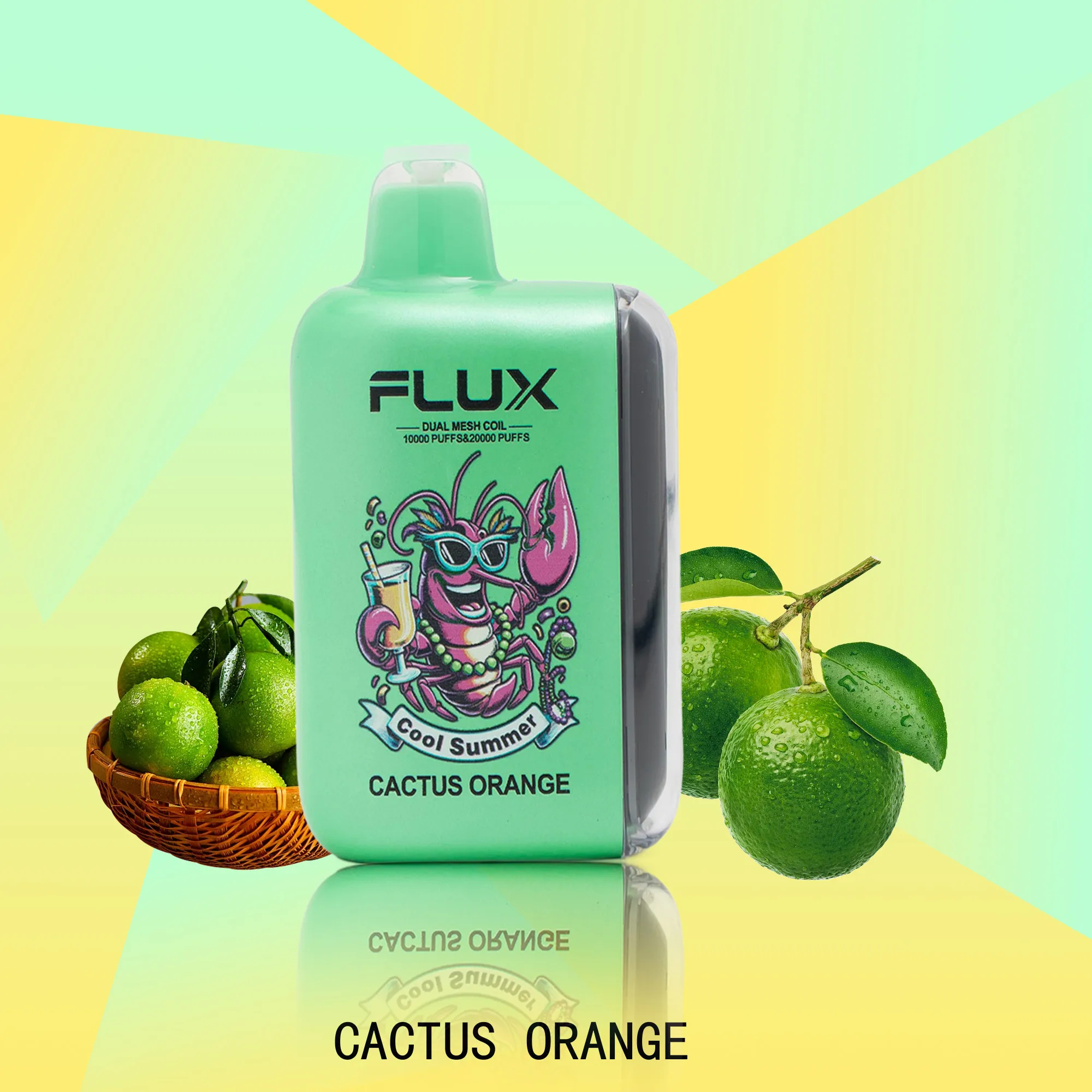 FLUX CACTU ORANGE 20000 PUFFS by Roocigar - RooCig