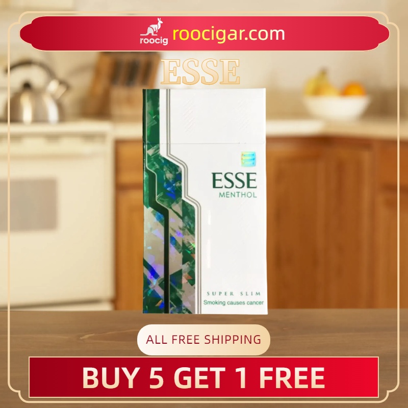 ESSE Menthol (Mechanical Green) Super Slim by Roocigar - RooCig