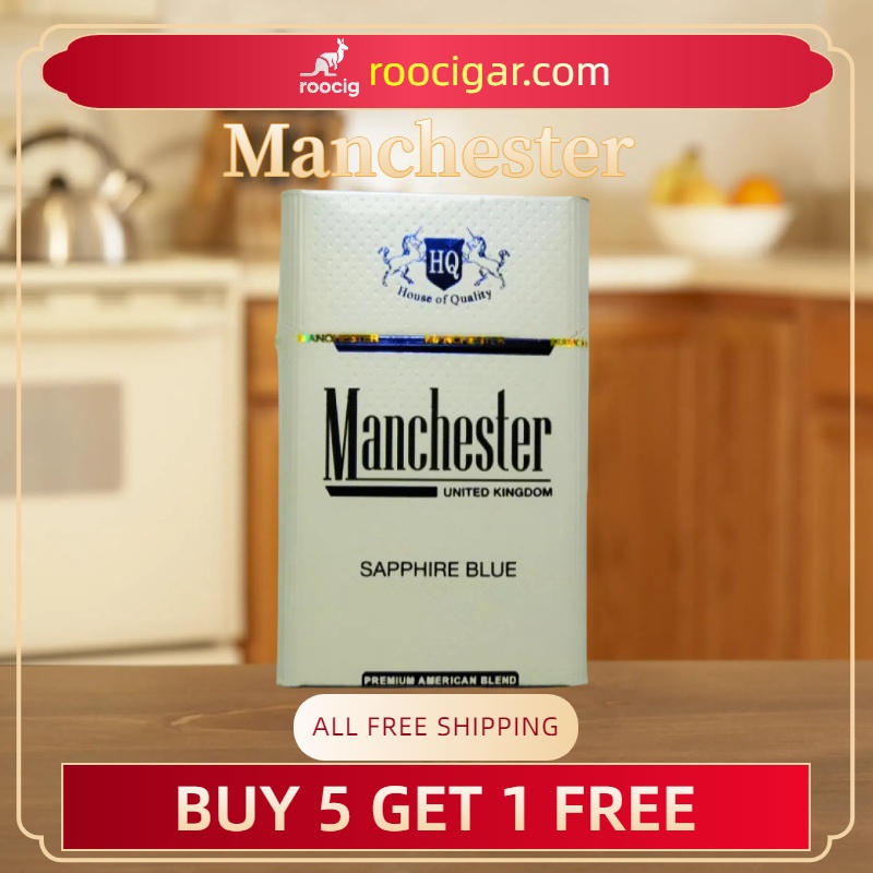 Manchester sapphire blue 5mg by Roocigar - RooCig