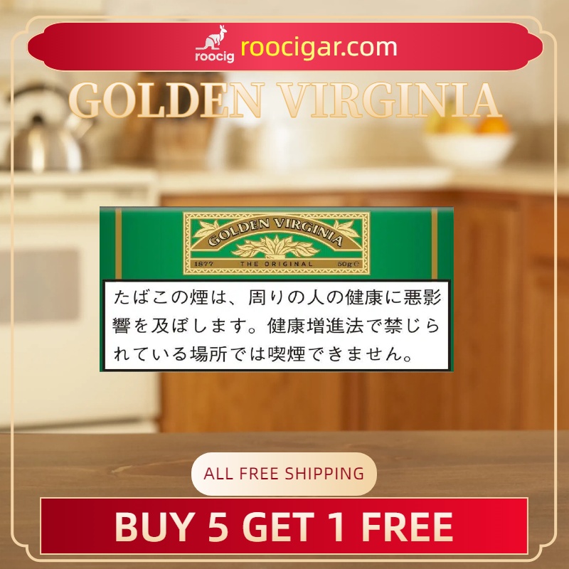 Golden Virginias Tobacco by Roocigar - RooCig