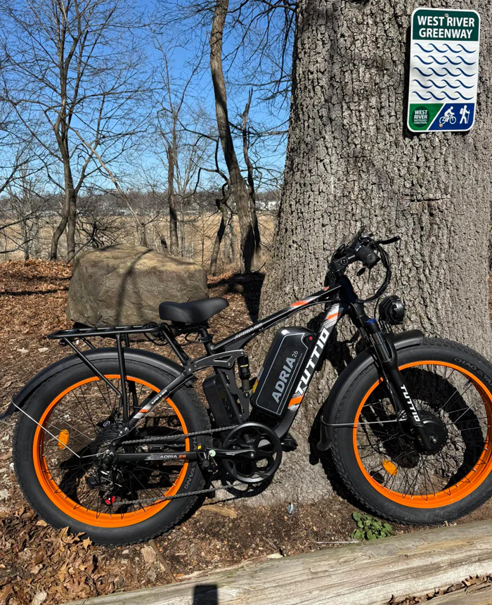 Tuttio Adria26 Dual Motor Electric Bike for Adults- UL Certification
