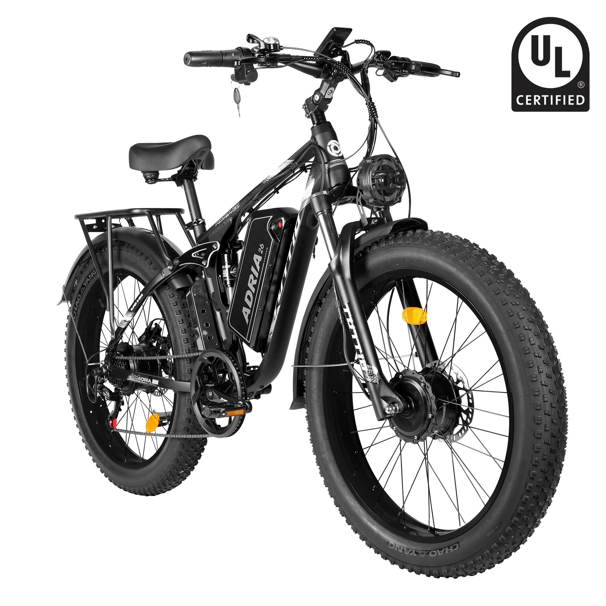 Tuttio Adria26 Dual Motor Electric Bike for Adults- UL Certification
