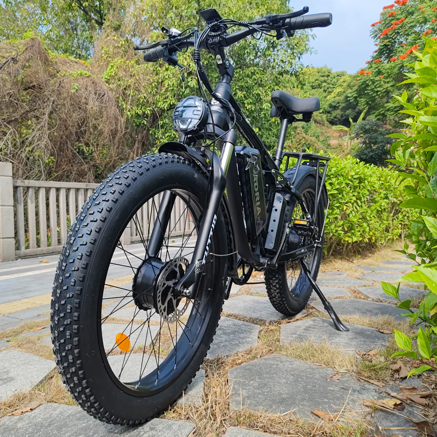 Tuttio Adria26 Dual Motor Electric Bike for Adults- UL Certification