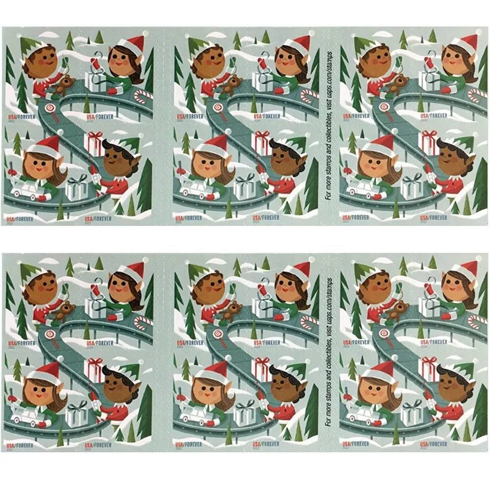【US Free Shipping】Holiday Elves 2022 - 5 Booklets / 100 Pcs