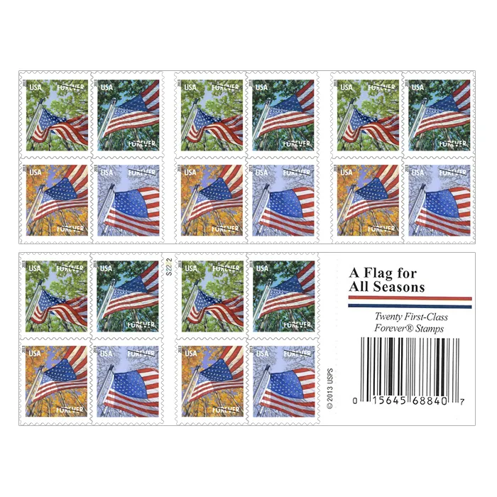 A Flag for All Seasons  Forever Stamps 2013