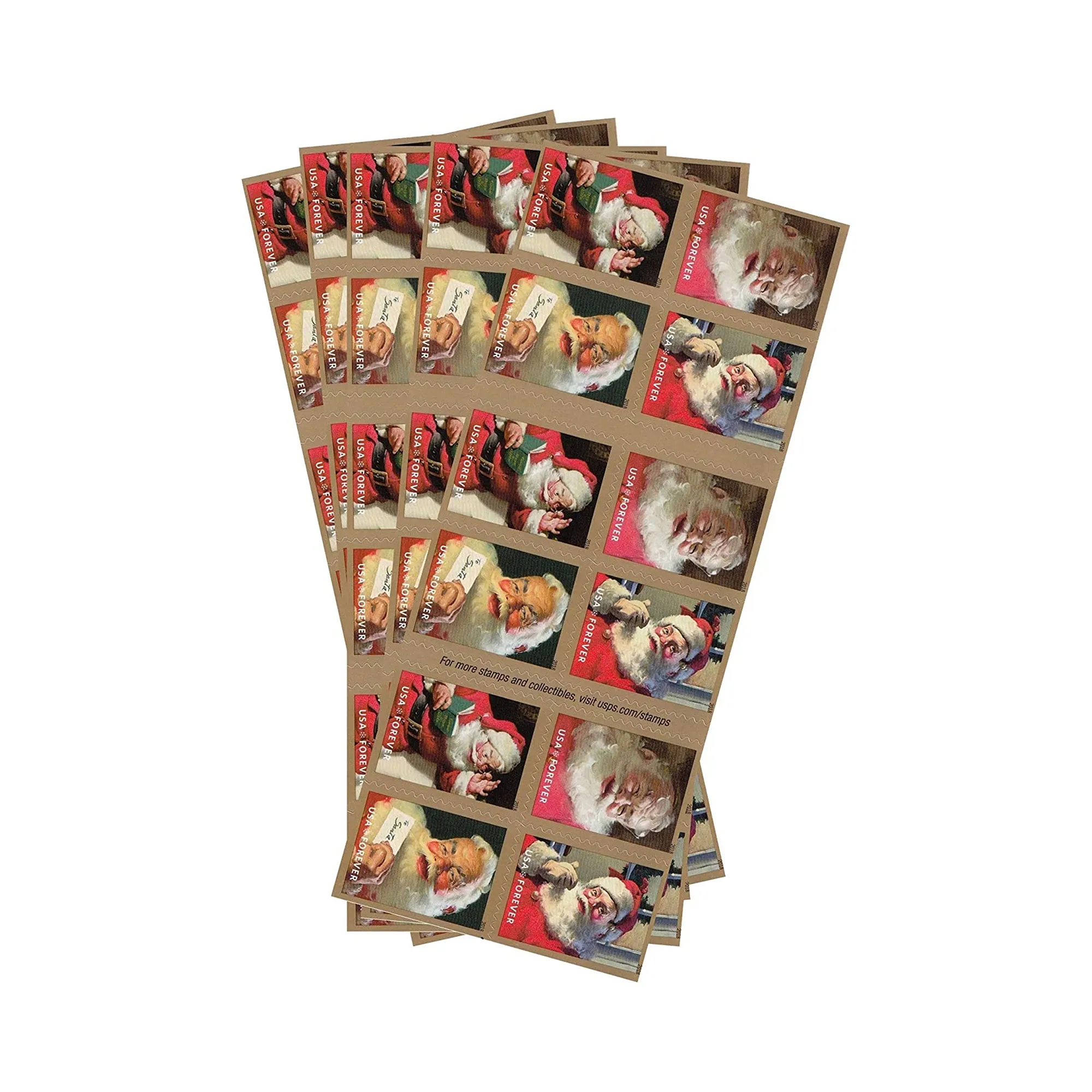 【US Free Shipping】Sparkling Holidays 2018 - 5 Booklets / 100 Pcs