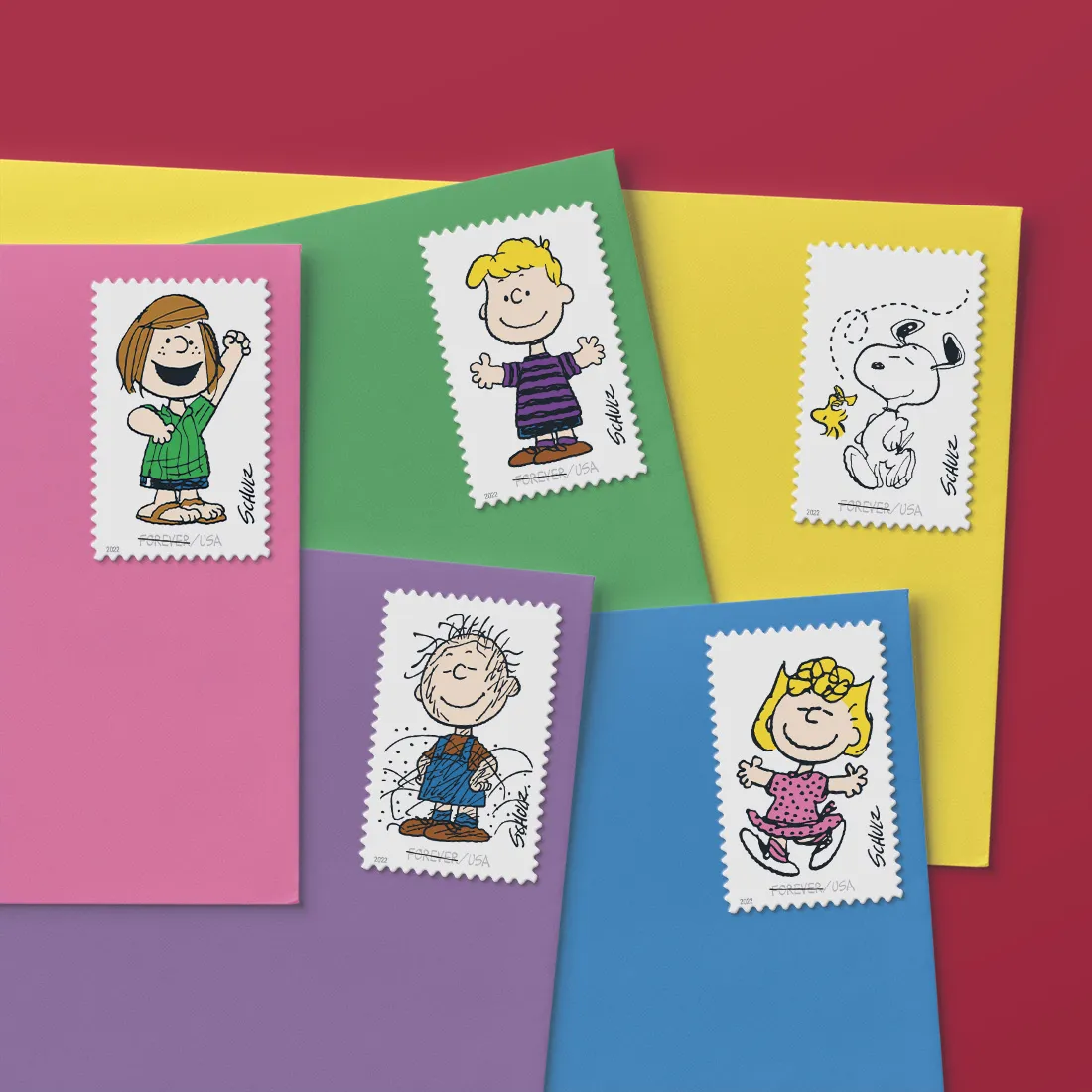 Charles M. Schulz Stamps 2022