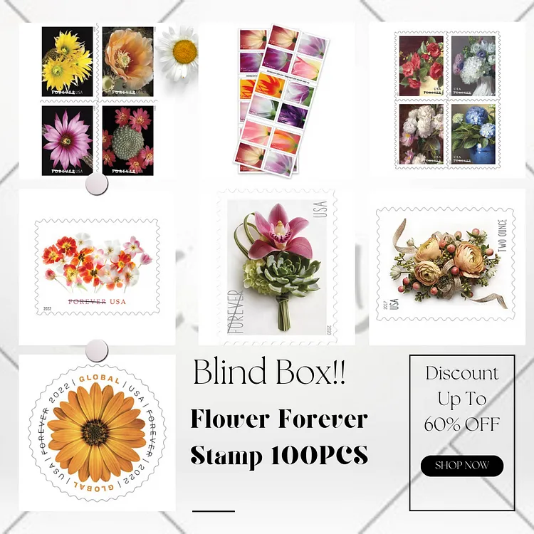【US Free Shipping】$19.98/100PCS Blind Box Forever Rate Flower