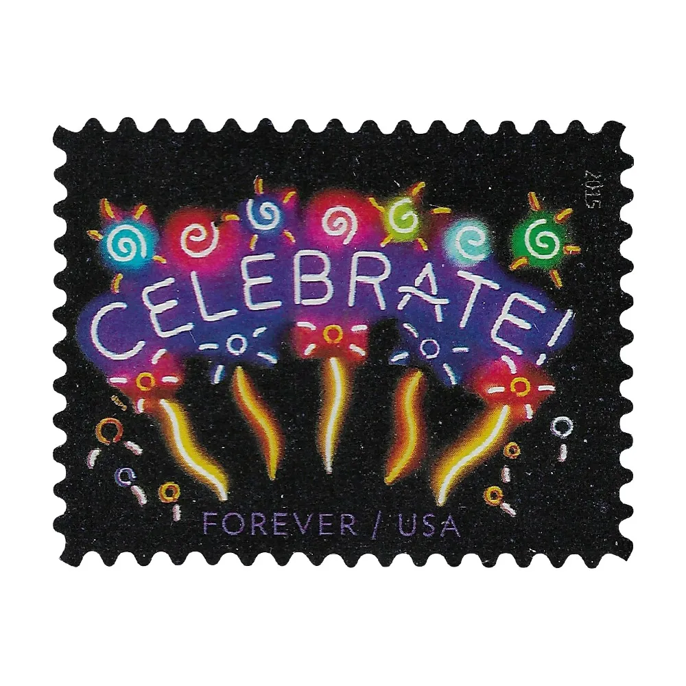 【US Free Shipping】Neon Celebrate 2011 - 5 Sheets / 100 Pcs