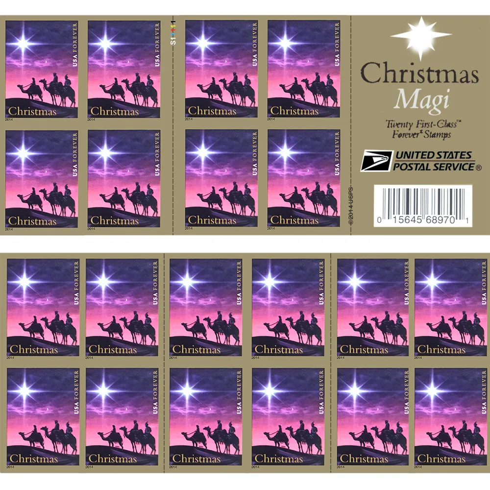 【Merry Christmas】100pcs - 1000Pcs MAGI 2014- Sheet of 20