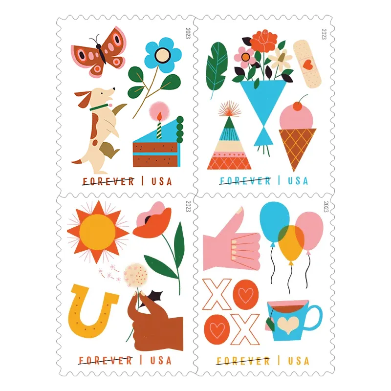 Various Forever Stamps 200pcs