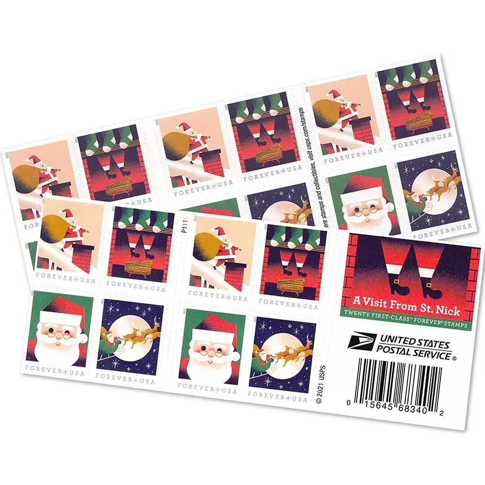 【US Free Shipping】A Visit From St. Nick 2021 - 5 Booklets / 100 Pcs